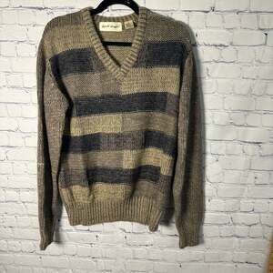 Vintage Michael Jordan by Lowell Dreyfus Black Speckled Crewneck Sweater